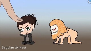 Comeback! Chibi Titan Vs Finger - Attack On Titan Animation