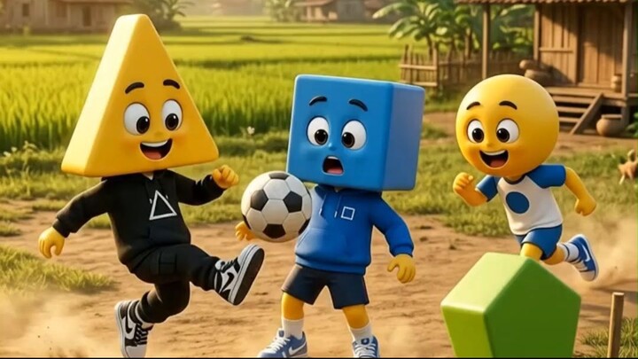 Geomasi - Bermain bola bersama teman teman