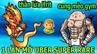 The Battle Cats 2 - SIÊU MAY MỞ 1 LẦN TRÚNG UBER SUPER RARE THẦN LỬA CAT COMANDER TOP GAME THÀNH EJ