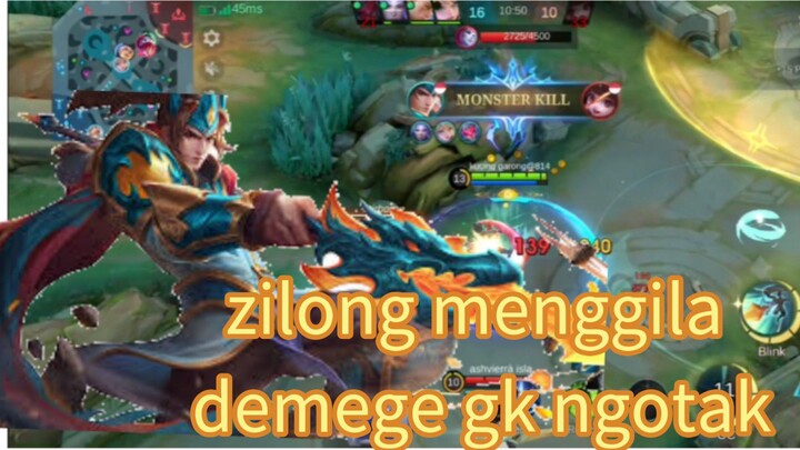 king zilong menggila bung