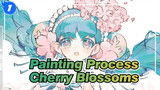 [Painting Process]Hope the Cherry Blossoms Blooming Soon_1