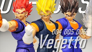 Điểm đạt? Đánh giá mô hình Vegetto OC ba màu của SHF 004, 005 và 006 [Nhà hát mô hình Yu Chenbei 29]
