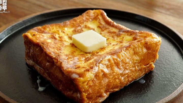 Pelajari cara membuat roti panggang mentega dan susu ala Prancis dalam 3 menit