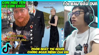 NGÔN NHẤT TRÌ PHÙN ANH PHIÊN BẢN SỐP PI VÀ CON CHÓA TÊN LÀ CON MÈO | HÙNG AKIRA XEM TIK TOK VN