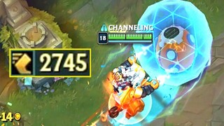 When the new version of the hero has a movement speed of 2745 to snowball