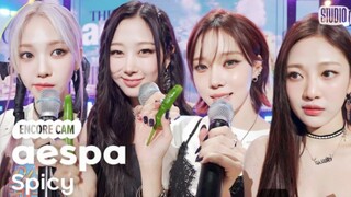 【aespa】2023 No. 1 encore performance with full live vocals! Taehyun delivers soaring high notes on s