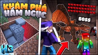 H3 và NoobTeam Khám Phá HẦM NGỤC Chạm Mặt BOSS RỒNG Kỳ Lạ và Phát hiện KHO BÁU | Tập 4 - RLCraft
