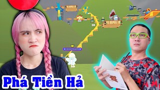 Choáng Anh Đức Chôm Tiền Bà Vê Xây Khu Parkour Trên Không Trong Play Together - Vê Vê Official