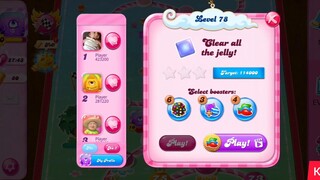 CANDY CRUSH SAGA LEVEL 78 (NEW VERSION)