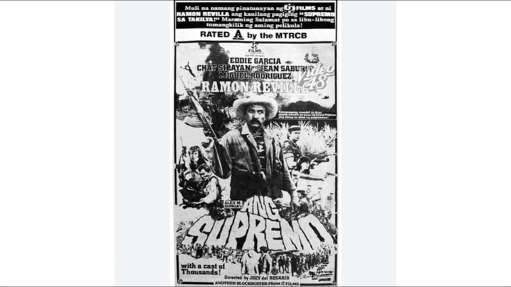 ANG SUPREMO (1988) Ramon Revilla • Eddie Garcia