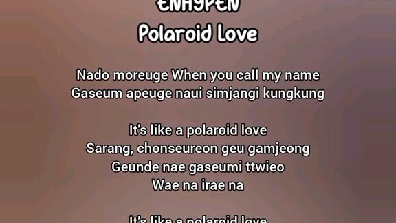 polaroid love