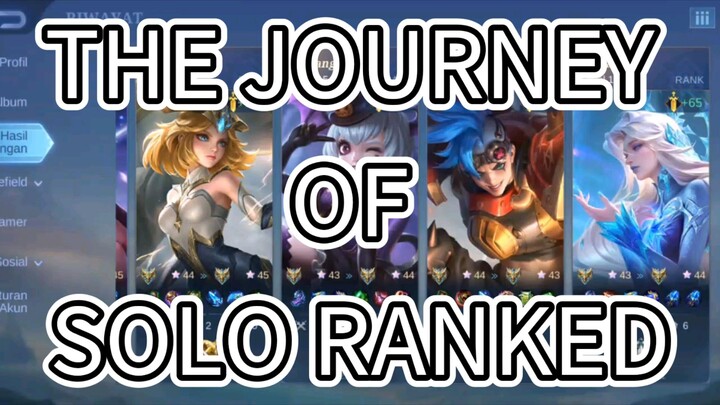 Perjalananku main solo rank