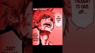 ICHIGO 17 YEARS OLD #anime#bleach#ichigo#shorts#WUTR