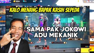 BALASAN PAK JOKOWI PENGEN ADU MEKANIK VIRAL TIK TOK 😱