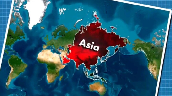 🔥 标题：亚洲54秒看懂！🌏🤯 这张地图太震撼了！