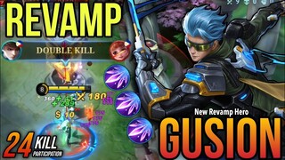 Revamped Gusion Back to Meta (24 Kills) ~ MLBB