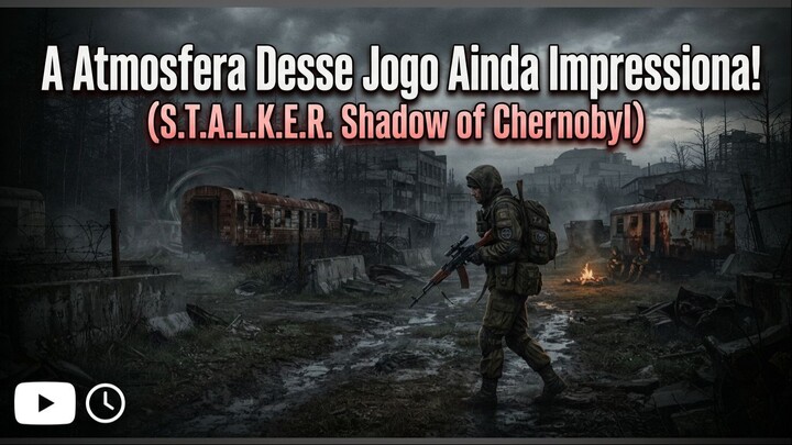 A Atmosfera Desse Jogo Ainda Impressiona! (S.T.A.L.K.E.R. Shadow of Chernobyl)