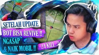 Setelah Update, Bot Bisa Revive !! Ngasap & Naik Mobil !! | PUBG Mobile Indonesia