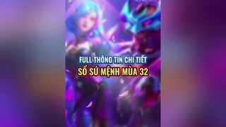 Full Thông Tin chi tiết : Sổ Sứ Mệnh mùa 32 - Vũ Hội Ác Quỷ 😈 lienquanmobile lienquanvietnam lienquantiktok lienquan archangel2909