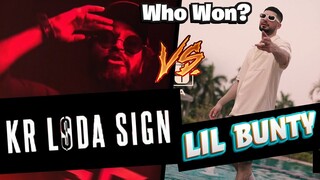KR L$DA SIGN VS LIL BUNTY | EMIWAY BANTAI VS KR$NA | WHO WON? DISS TRACK | RAP BATTLE