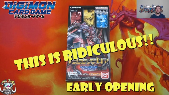 RIDICULOUS, Early EX-03 Booster Box Opening! Dragon's Roar! (Digimon TCG Opening)