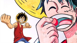 How to Draw the Luffy / One Piece / Anime Drawing / Manga