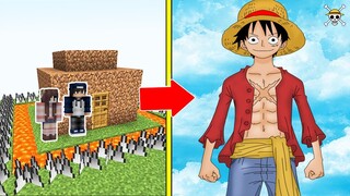 VUA HẢI TẶC LUFFY Tấn Công Nhà Được Bảo Vệ Bởi bqThanh và Ốc Trong Minecraft