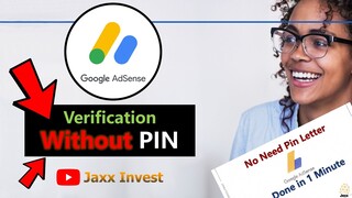 [CC] How to Verify Google AdSense without PIN 2022 | AdSense Account Verification Tutorial in 3 Min