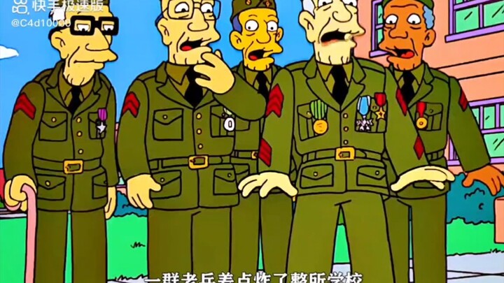 【辛普森一家】最强小学生，玷污美国国旗