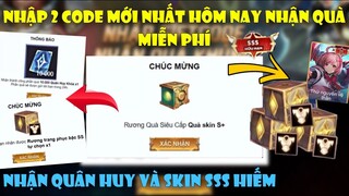 GiftCode Liên Quân | Nhập 2 CODE Mới Nhất Hôm Nay Nhận Quân Huy Và Skin Trang Phục 2023