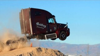 20 Extremely Dangerous Trucks Drifting and Flying Compilation - Best of Trucks Failed Compilation
