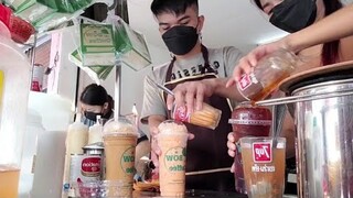 °ชามะนาว น้ำบ๊วย กาแฟโบ ชานม° เช้านี้แก้ว22ออนขายดีมาก👍