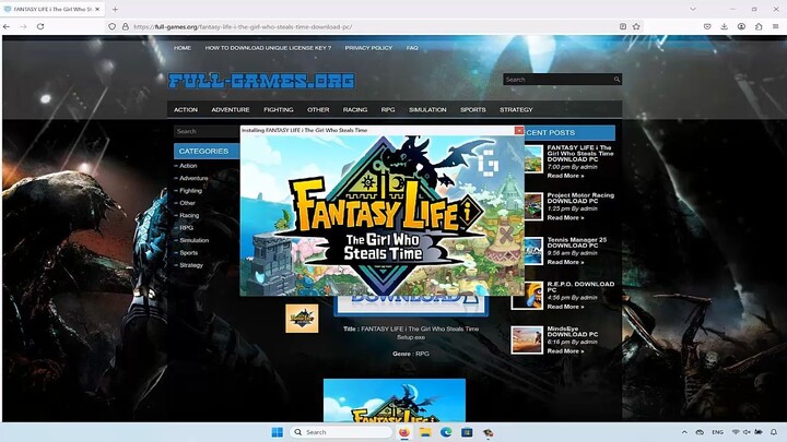FANTASY LIFE i The Girl Who Steals Time CRACK