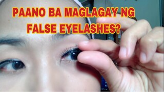 PAANO BA MAGLAGAY NG FALSE EYELASHES?