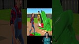Scary Teacher 3D vs Squid Game Trying Turn Crocodile Dentist Challenge Granny Loser #shorts
