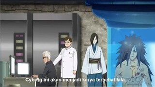 Amado dan Orochimaru menciptakan Cyborg Lord Madara untuk melawan Code dan Kara- Boruto Chapter 60