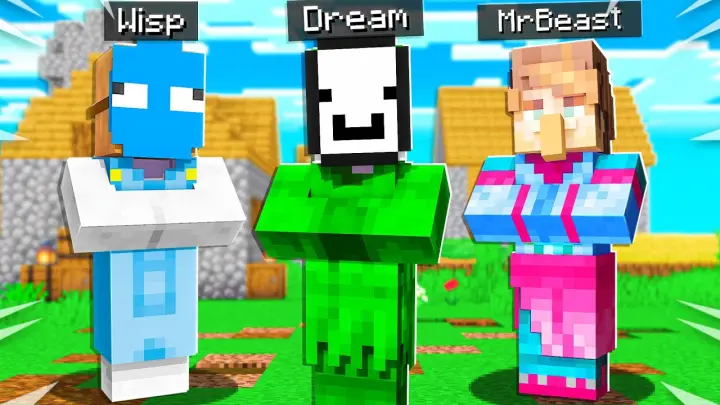 Minecraft But YouTubers are Villagers...