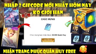 GiftCode Liên Quân - Nhập Code Liên Quân Mới Nhất Nhận Free Quân Huy Và Skin SSS+ Ngon Quá Xịn
