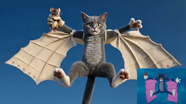 Versi kucing asli dari “Tom and Jerry”!
