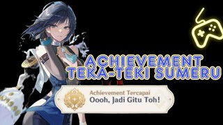 cara menyelesaikan achievement teka-teki dimading sumeru (tutor Genshin)