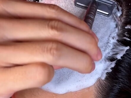 Atomic Samurai Shaves His Head