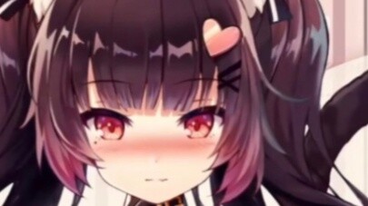 [Màn hình mô hình Live2d] Đó là một con mèo đen có bộ lông dựng đứng khi nó xấu hổ ~