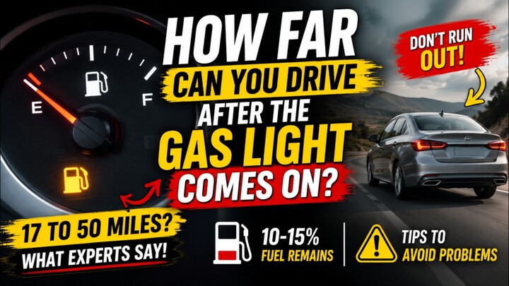 Far Can You Drive After the Gas Light Comes On? 🚗⛽
