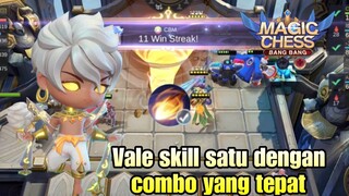 gamplay Vale skill 1 magic chess!!