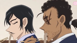 The Nagano group's Gao Mingganzhu eats noodles in sync~