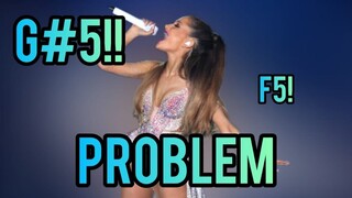 [Remix]Penyanyi mencoba nyanyikan <Problem>bernada tinggi!