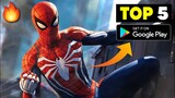 Top 5 Best Spiderman Games For Android 2021 l High Graphics ( Online/Offline)