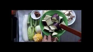 Món chay/.Lẩu mắm chay. Trời mưa râm râm ăn lẩu mắn tuyệt vời..Bếp cô tư tập 226%