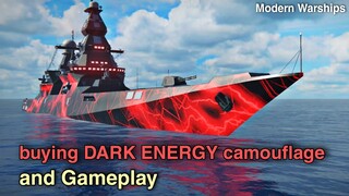 Modern Warships: Buying DARK ENERGY Camouflage for RF LIDER and Gameplay.