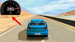 NEW! Mitsubishi Lancer EVO X, 280km/h Top Speed on Santorini Driving School Sim